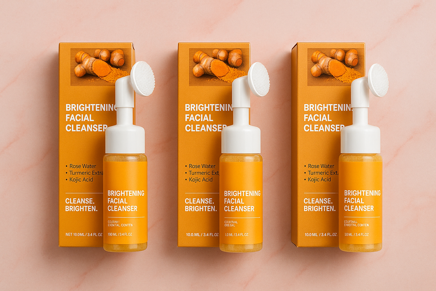 Turmeric face cleanser that brightens and detoxifies