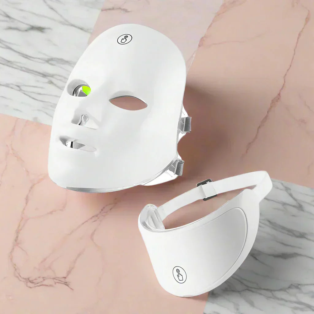Infraluxe GlowMask Pro LED face and neck therapy mask