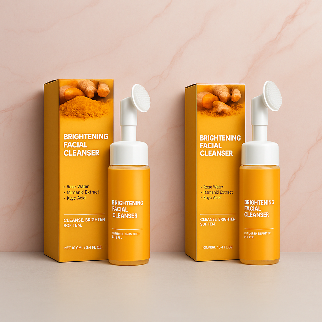 Gentle turmeric face wash for glowing skin