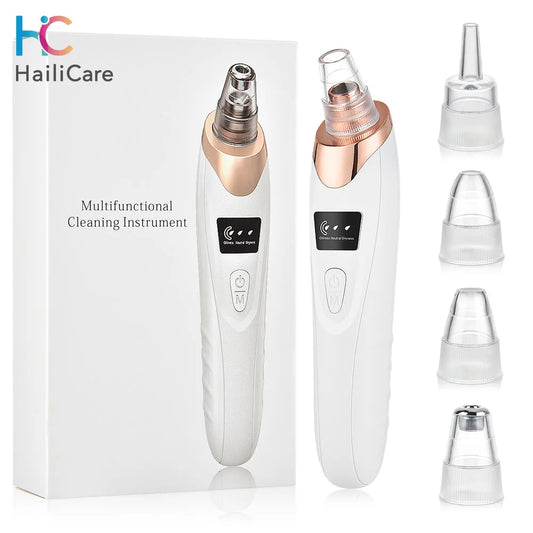 Electric Blackhead Vacuum Remover – Facial Pore Cleaner & Blackhead Suction Tool | Deep Cleansing Skincare Device