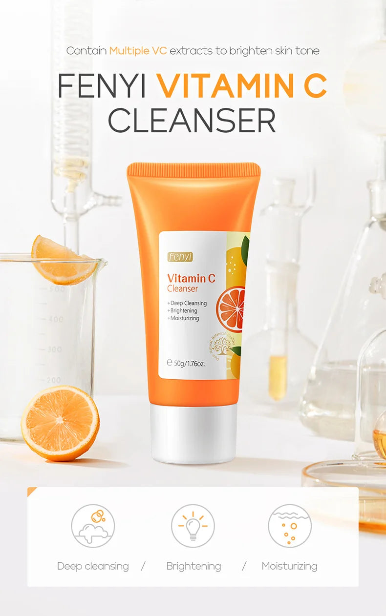 Limpiador facial espumoso con vitamina C C-Vital: ilumina, limpia y refresca