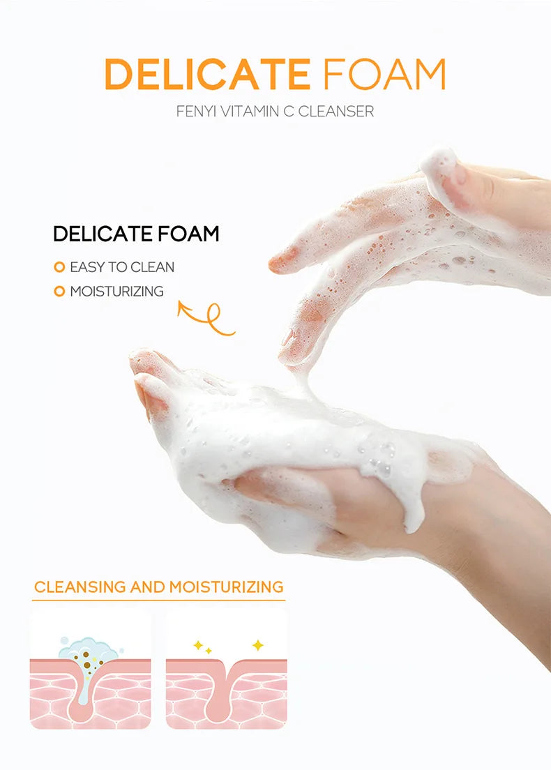 Limpiador facial espumoso con vitamina C C-Vital: ilumina, limpia y refresca