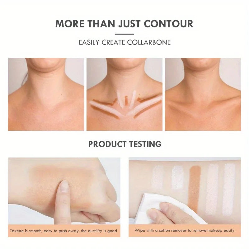GlowSculpt™ Base de maquillaje y barra de contorno 4 en 1