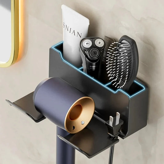 AirDock™ – No-Drill Hair Dryer Organizer